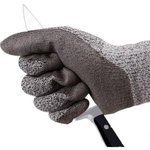 1 Pair Outdoor Hunting Cut Prevention Gloves Level Safety Gloves S M L XL