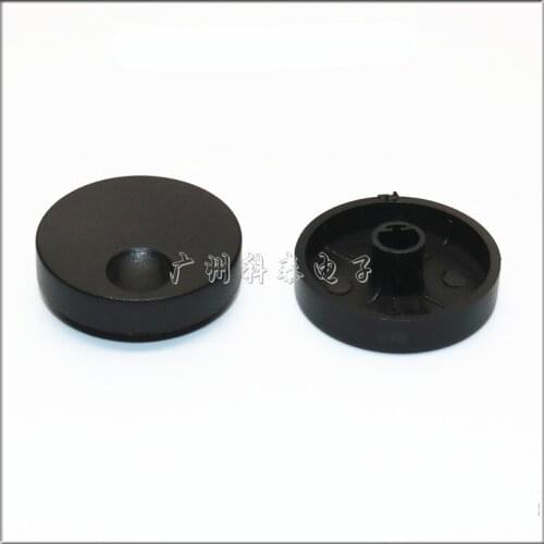 10 Pieces Diameter 32MM height 12.8MM Potentiometer Adjustment Plastic Knob Cap Half Shaft Inner Hole 6MM