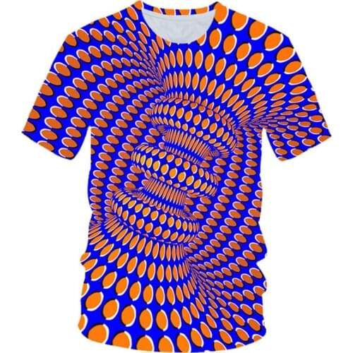 2020 Summer Boys Girls Colorful 3D T-shirt Kids Psychedelic Vortex Black Hole Print T shirts Children Fashion Tshirts Tops 4-20Y