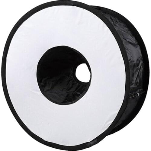 45cm Portable Ring Softbox Speedlight Round Style Flash Light Shoot Soft box Foldable Soft Flash Light Diffuser Camera Accessory
