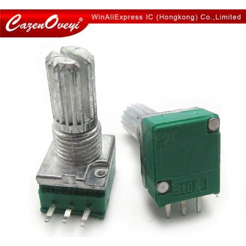 5pcs/lot RK097N B1K B5K B10K B20K B50K B100K B500K B250K B5K with a switch audio 3pin shaft 15mm amplifier sealing potentiometer