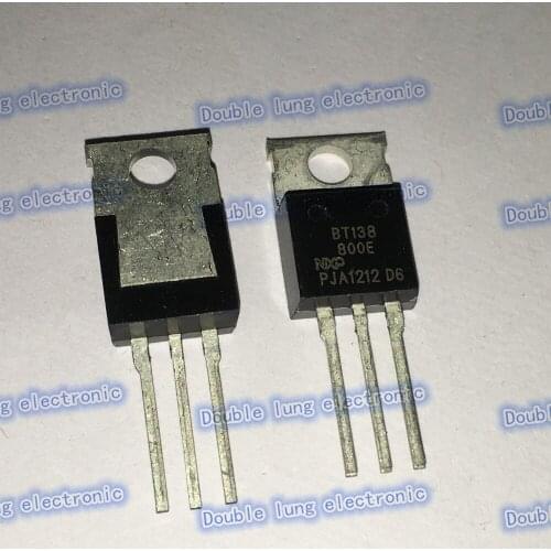 50PCS/LOT BT138-800E BT137 TRIAC SENS GATE 800V 12A TO220AB