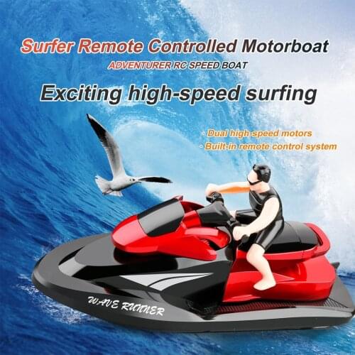 809 2.4G Remote Control Motorboat Water Speedboat Yacht Airship RC Boat Waterproof Electric Childrens Toy Boat