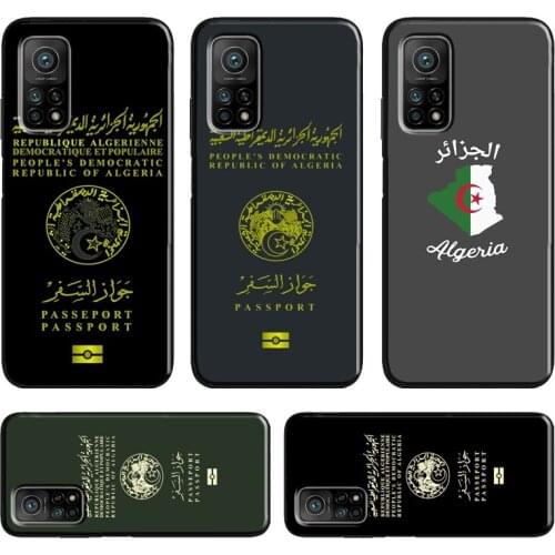 Algerian Passport For Xiaomi Mi 10T Pro Mi Note 10 Lite Mi 11 Ultra Case For POCO M3 Pro F3 F2 X3 Pro Cover