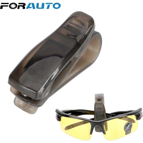 Car Vehicle Sun Visor Sunglasses Eyeglasses Holder Storage Holder Glasses Cases Portable Auto Fastener Clip Auto Accessories