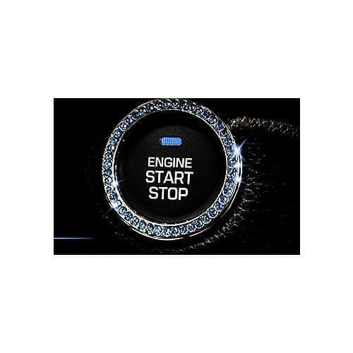 Car-styling Start Stop Button Ignition Key Ring For Renault Koleos Fluenec Latitude Sandero Kadjar Captur Talisman Megane RS