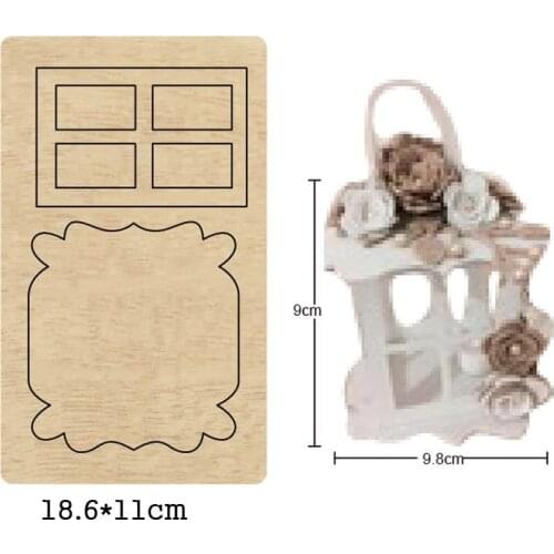 Lantern handmade wood die cut 2020 new scrapbook craft cutting dies &wooden dies Suitable for common die cutting machines