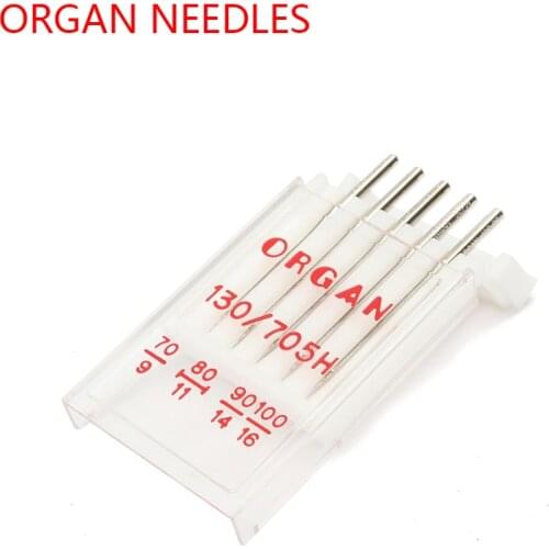 Sewing Needles Organ Needles 130/705H Top Quality Machine Needles UNIVERSAL Needles For General Fabrics (1PACK =5PCS)