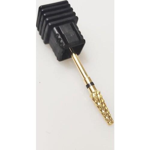 Easy Nail Drill Bit Carbide Gold drills Electric Milling Cutter Manicure Drills Bits Nail Art Equipment Pedicure Tools l0412