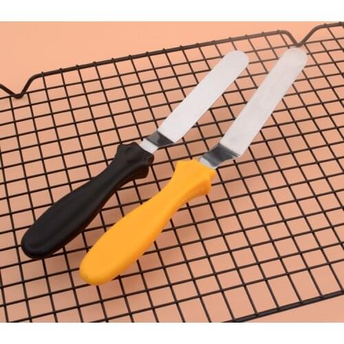 Cake spatula stainless steel kissing knife 4 inch scraper spatula baking tool