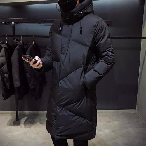 Fashion Winter Jacket Men Brand Clothing 2020 New Parka Men Thick Warm Long Coats Men High Quality Hooded Jacket Black 5XL