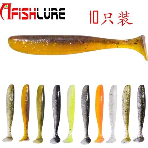 Road and bait soft baits whirlwind T tail bionic quasi soft bait fish bait 10-68 mm / 2.3 g AR25