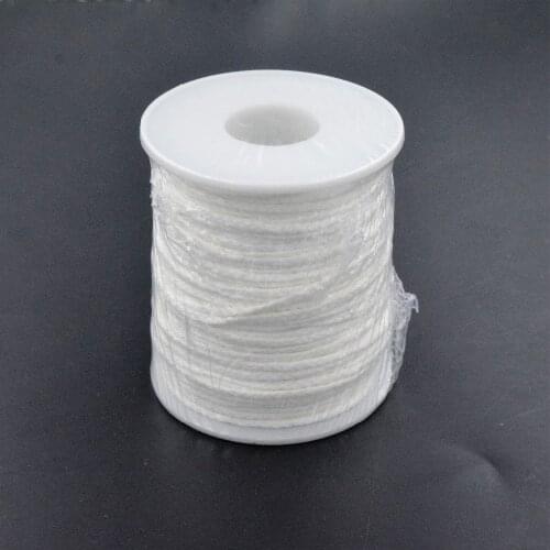New Spool of Cotton Square Braid Candle Wicks Wick Core 61m x 2.5mm For Candle Making Supplies