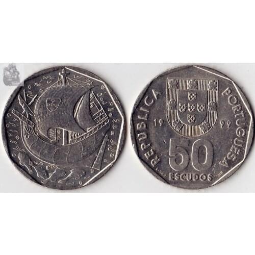 Portugal 50 Escudo Coins Europe New Original Coin Commemorative Edition 100% Real Rare Eu Random Year