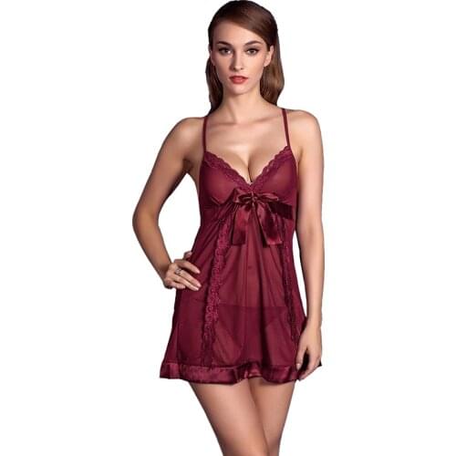 2018 New Arrival Summer High Quality Sexy Lingerie Ladys Lace Slips S-6XL