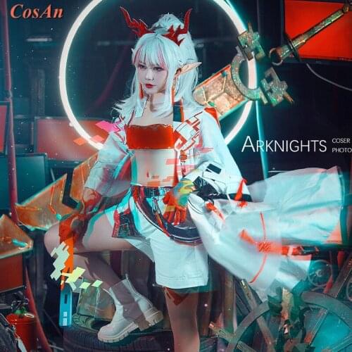 New Arrival Game Arknights Nian Cosplay Costume Ancient Forge The High Quality Battle Uniform Halloween Party Role Play Clothing