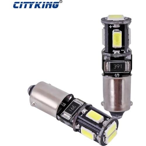 Wholesale ba9s led canbus 5630 5730 led t4w ba9s 6smd Canbus Car Smd Light ba9s led Bulb No Obc Error Clearance Lights 50pcs/lot