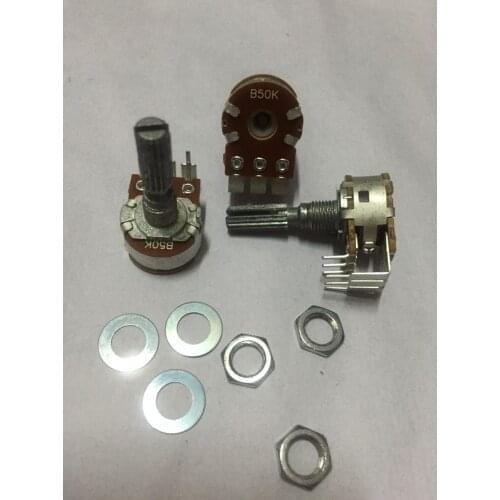 Original new 100% F16KGPD dual potentiometer B50K axis length 25mm plum blossom handle audio tuner B503 (SWITCH)