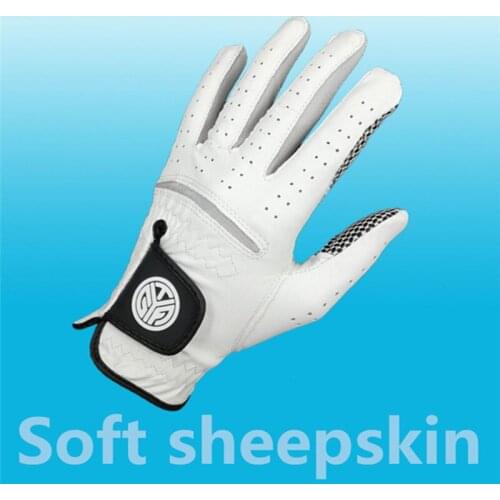 1 pc Little Sheepskin Golf Gloves Left Right Hand Mens Anti-Slip Wear-resistant Breathable Golf Gloves Sports Gloves