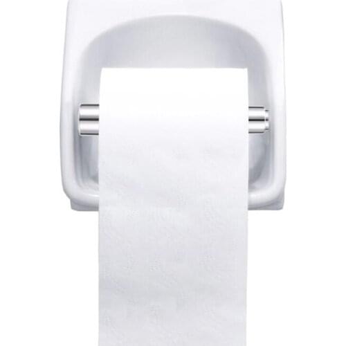 Plastic Spring Loaded Pressable Bathroom Product Shappy 3 Pack Toilet Paper Holder Roller White Replacement