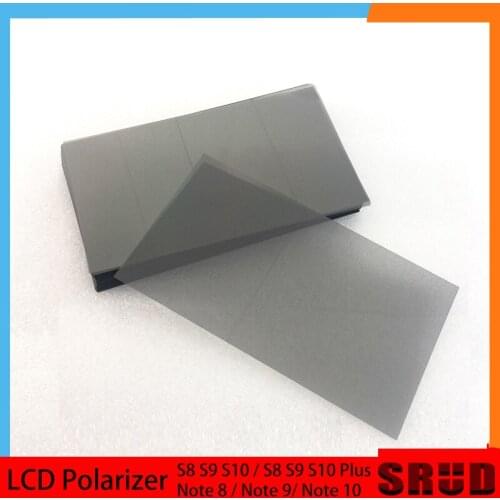 100% Fit LCD Polarizer Film For Samsung Galaxy S6 S7 Edge S8 S9 S10 Plus Note 8 9 10 LCD Polarized Film