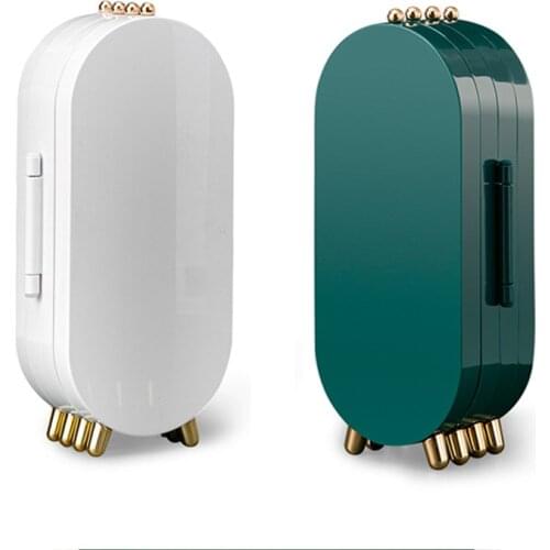 Jewelry Organizer Box,Collapsible Dust-Proof Storage Box,for Necklace/Earrings/Bracelet/Pendant Organizer