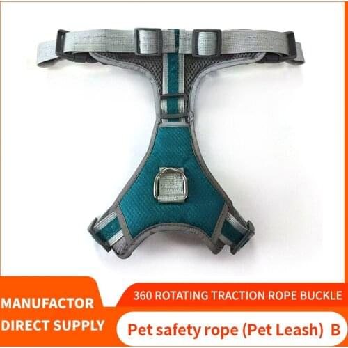 Pet Reflective Nylon Dog Harness No Pull Adjustable Medium Large Naughty Dog Vest Safety Vehicular Lead Walking Running mascotas