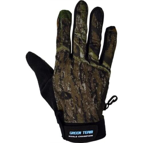 GREEN TEAM Outdoor gloves waterproof non-slip outdoor gloves riding skiing paste outdoors fishing Internal Fleece new arrive