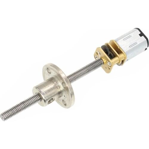 Screw thread shaft DC 3V6V12V Electric DC metal gear micro DIY Model Bike Lock GM12-N20 M455 Flange coupling Motor