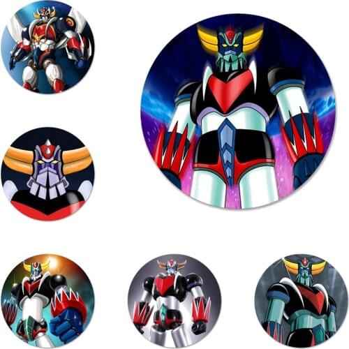 Grendizer G5 Anime Japan Robot Icons Pins Badge Decoration Brooches Metal Badges For Clothes Backpack Decoration 58mm