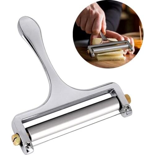 1pc Adjustable Alloy Cheese Slicer Butter Planer Grater Nonstick Cheese Butter Cake Cutter Home Kitchen Tool 727