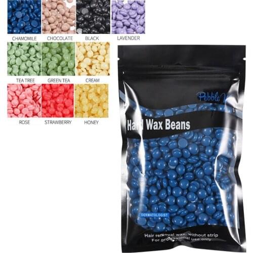 100gHard Wax Pellet No Strip Depilatory Hot Film Hard Brazilian Wax Hair Removal Cream Hair Removal Bean For Facial Hair Remover