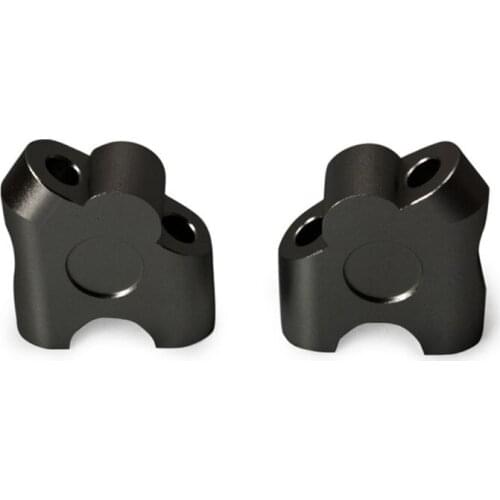 652F 2X Motorcycle 22mm Handlebar Riser Clamp Back Mount 7/8" Handle Bar Clamp Extend