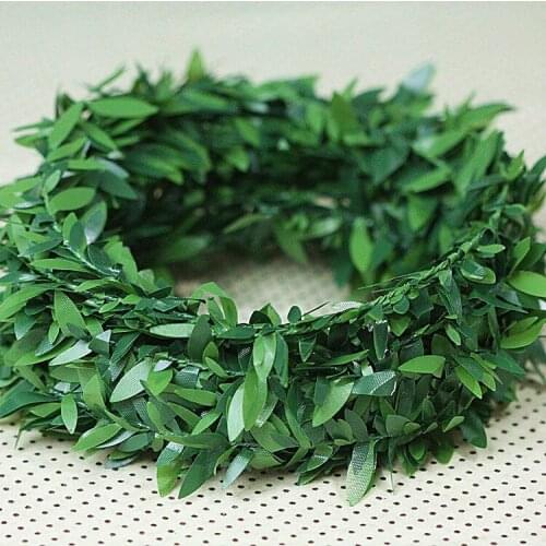 24.6 Yards Artificial Ivy Garland Foliage Green Leaves Fake Vine for Wedding Party Ceremony DIY Headbands