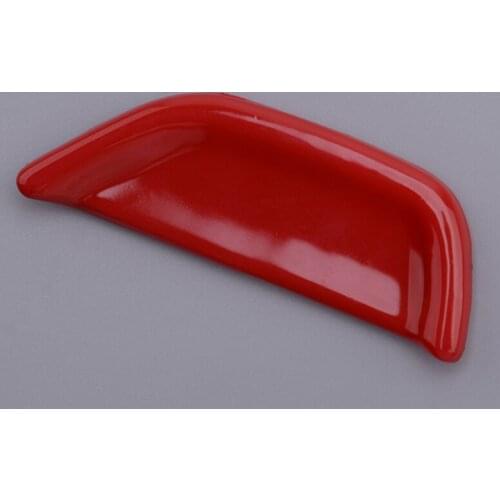Red ABS Armrest Storage Box Switch Button Cover Trim Cap Car Fit For Dodge Challenger 2015 2016 2017 2018 2019