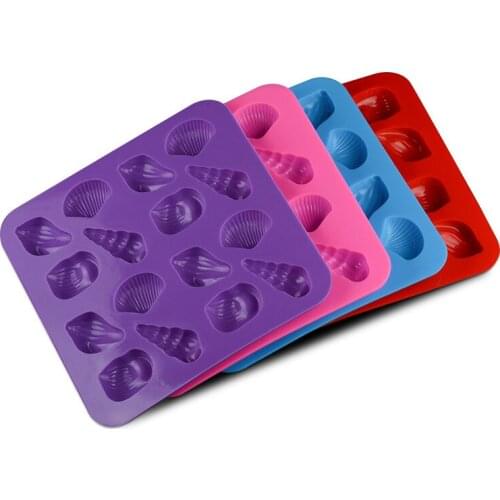 Creative Conch Chocolate Silicone Mould Soft candy mold silicone mold Silicone ice lattice Kitchenware
