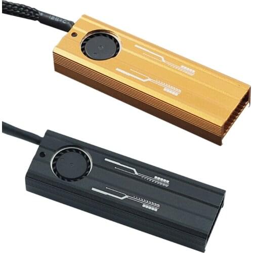 M2 Solid State Hard Drive Fan Heatsink Silicone Cooling Radiator Thermal Pads Cooler for M2 NVME SATA 2280 pci-ssd