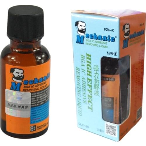 MECHANIC IC BGA Adhesive Glue Removing Epoxy Remover Cell Phone CPU Chip Cleaner for BGA IC Repair Remove Liquid