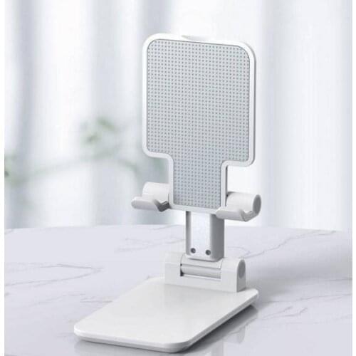 Metal Desktop Tablet Holder Table Cell Foldable Extend Support Desk Mobile Phone Holder Stand For Phone i*Pad Adjustable