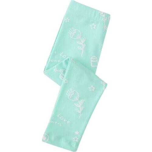 New Animals Print Girls Skinny Pants for Fall Spring Kids Leggings Pants Fashion Pencil Pants