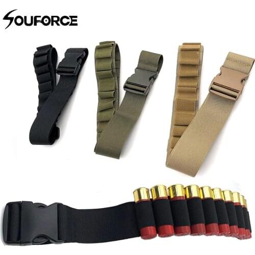 Hunting Bullet Multifunctional Tactical Portable 29-hole Bullet Belt Shotgun Airsoft Carrier Waist Belt Fit for 12 GA Shotshell