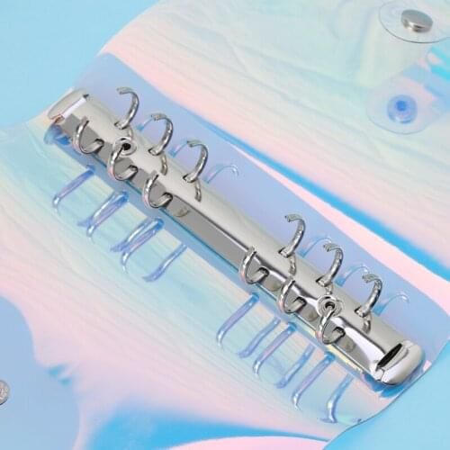 A5 A6 6 Holes Binder Folder File Cover For Journal Note Book Diary Notepad PVC