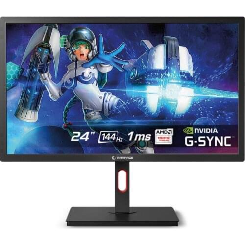 Rampage Rm-244 Flash 24 "FHD 1ms to 144 ms G-sync Freesync Hdmi Dp Led Gaming Player Monitor RM-244 FLASH lcd,144hz 1ms monitor