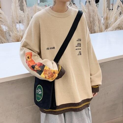 Knitted Winter Sweater Men Clothing Harajuku Japanese Sweaters Pullover Men Sweater Fashion Mens Clothes S-3XL Streetwear