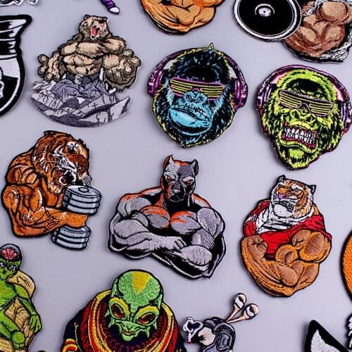 DIY Iron On Patches For Clothing Thermoadhesive Patches On Clothes Ironable Stickers/Fusible Patch Sewing Embroidery/Punk Patch