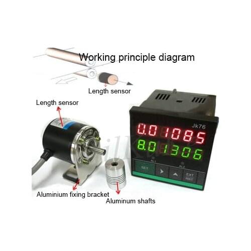 High Precision Intelligent Electronic Double Digital Meter Counter JK76 with Encoder Stepper Motor Controller