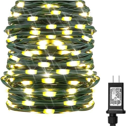 10M 20M 50M 100M 24V Safe Voltage Green Cable LED String light Christmas Garland Fairy Lights for Xmas Trees Party Wedding Decor