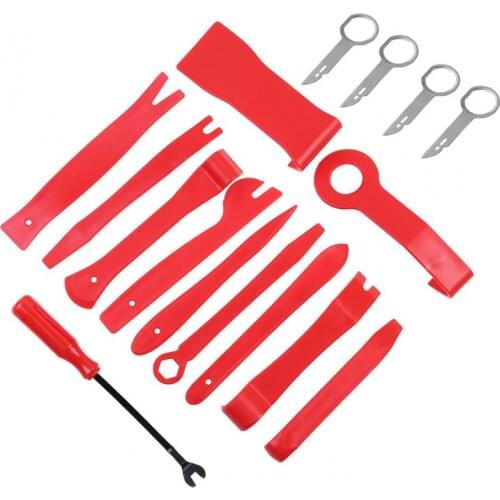 16pcs/set Car Radio Door Clip Panel Trim Dash Audio Removal Open Installer Pry Tool For Auto Vehicle for BMW Audio Removal Pry