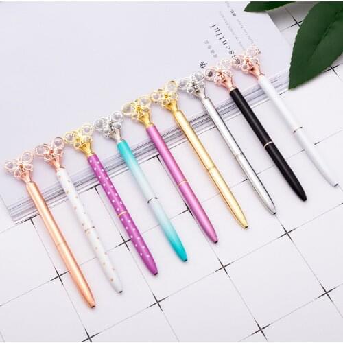 20pcs/lot Wholesale metal pen gift ballpoint pen advertisement promotion pen custom diamond pen