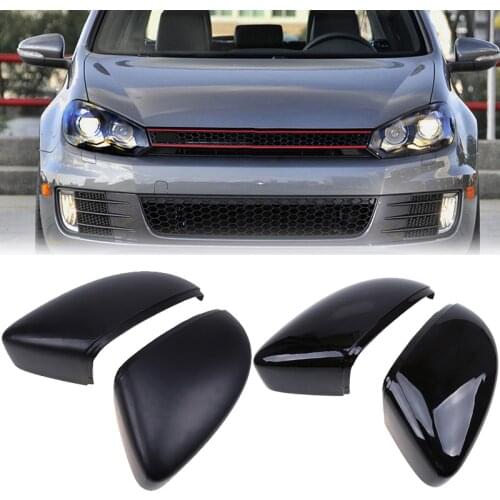 POSSBAY 2pcs Auto Car Rear View Side Mirror Cover Trim for VW SCIROCCO EOS JETTA Passat CC Rearview Cap Front Door Side Parts